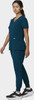 COLOR|CRB|Tempo Womens Outfit Caribbean Blue VNeck Style # T101