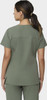 COLOR|OLV|Tempo Womens VNeck Olive Top Style # T101