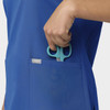 COLOR|RYL|Tempo Womens VNeck Top Royal Blue Top Style # T101