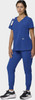 COLOR|RYL|Tempo Womens Outfit Royal Blue VNeck Style # T101
