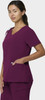 COLOR|WIN|Tempo Womens VNeck Wine Top Style # T101