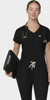 COLOR|BLK|Tempo Womens Tuck Black Top Style # T102