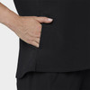 COLOR|BLK|Tempo Womens Quarter Zip Black Top Style # T103