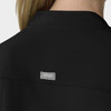 COLOR|BLK|Tempo Womens Quarter Zip Black Top Style # T103