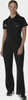 COLOR|BLK|Tempo Womens Quarter Zip Black Top Style # T103