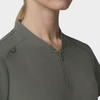 COLOR|OLV|Tempo Womens Quarter Zip Olive Top Style # T103