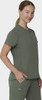 COLOR|OLV|Tempo Womens Quarter Zip Olive Top Style # T103