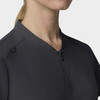 COLOR|PWT|Tempo Womens Quarter Zip Pewter Top Style # T103