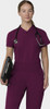 COLOR|WIN|Tempo Womens Quarter Zip Wine Top Style # T103