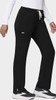 COLOR|BLK|Tempo Womens Straight Leg Black Pant Style # T201