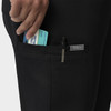 COLOR|BLK|Tempo Womens Straight Leg Black Pant Style # T201