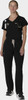 COLOR|BLK|Tempo Womens Outfit Black Straight Leg Style # T201