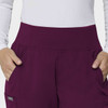 COLOR|WIN|Tempo Womens Flare Leg Wine Pant Style # T203