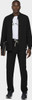 COLOR|BLK|Tempo Mens Zip Black Jacket Style # T371