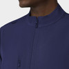 COLOR|NVY|Tempo Mens Zip Navy Jacket Style # T371