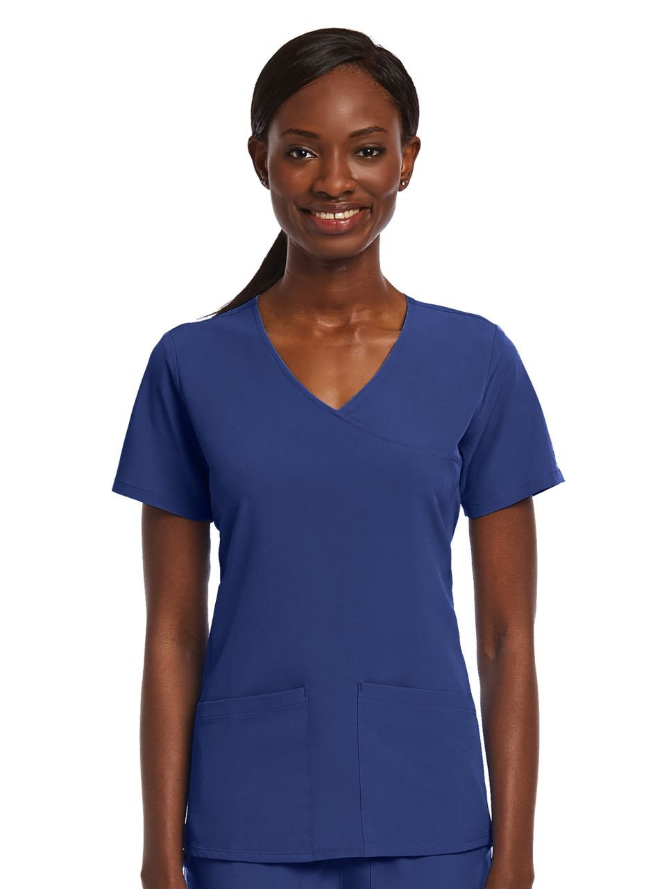 Maevn Matrix Impulse Mock Wrap Top - Scrub Hub KC