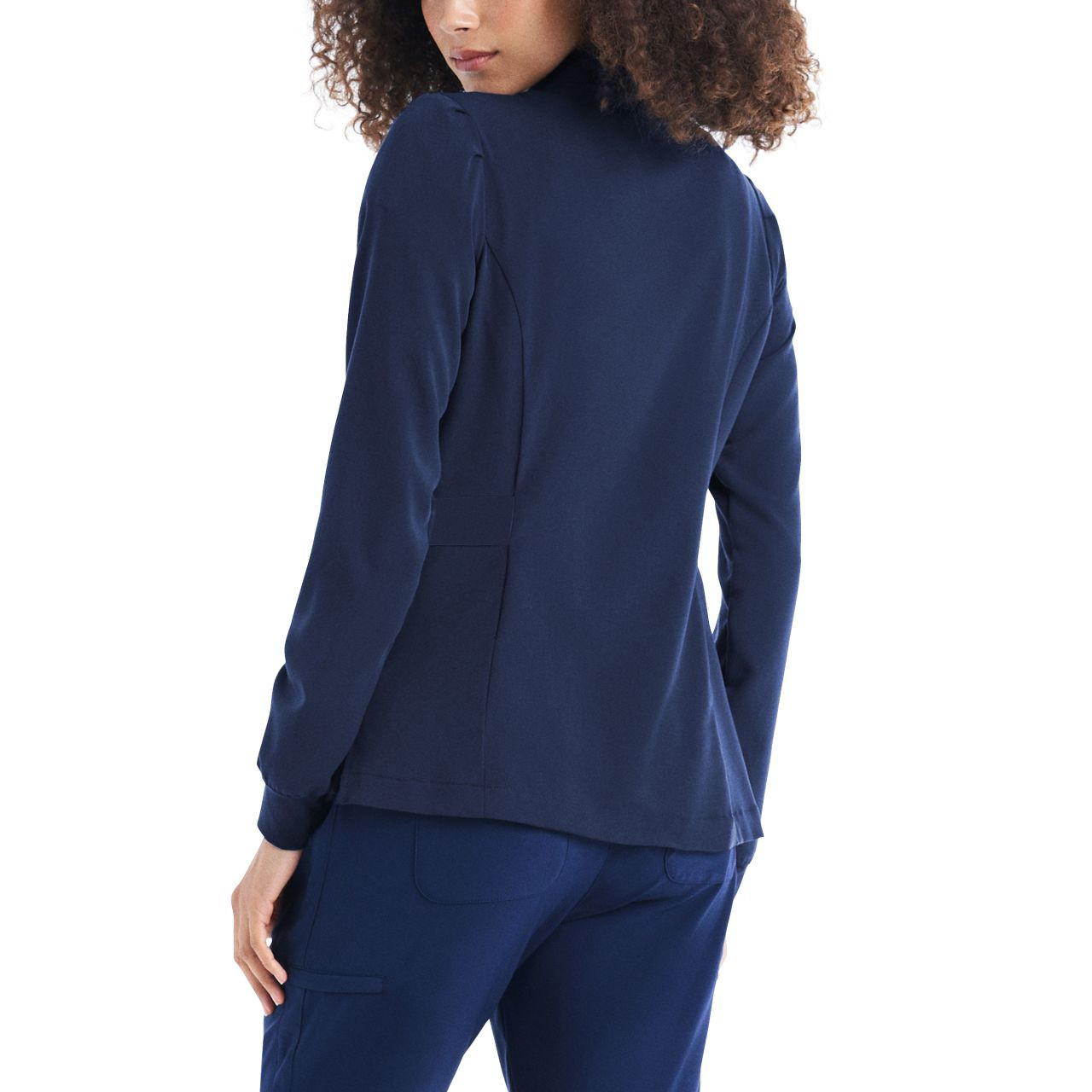 ジャケットその他 No.1096 T collar washing work JK (4color) White Cross CRFT Women's 2-Pocket Jacket - Scrub Hub KC