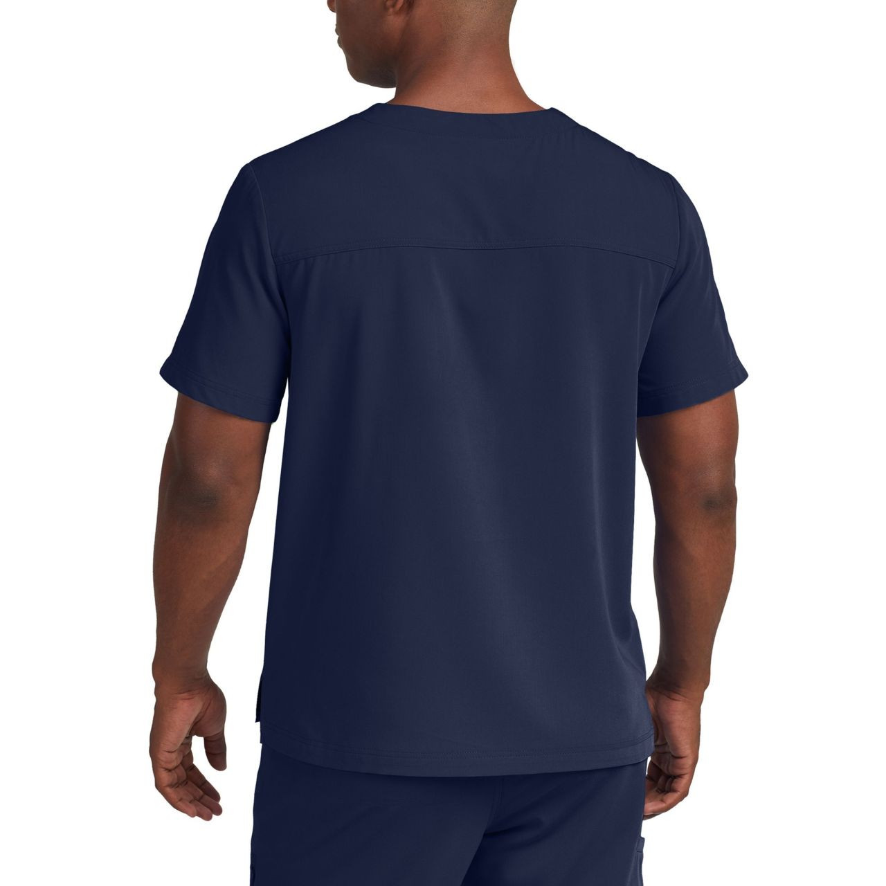 White Cross CRFT Men's 2-Pocket V-Neck Top - Scrub Hub KC