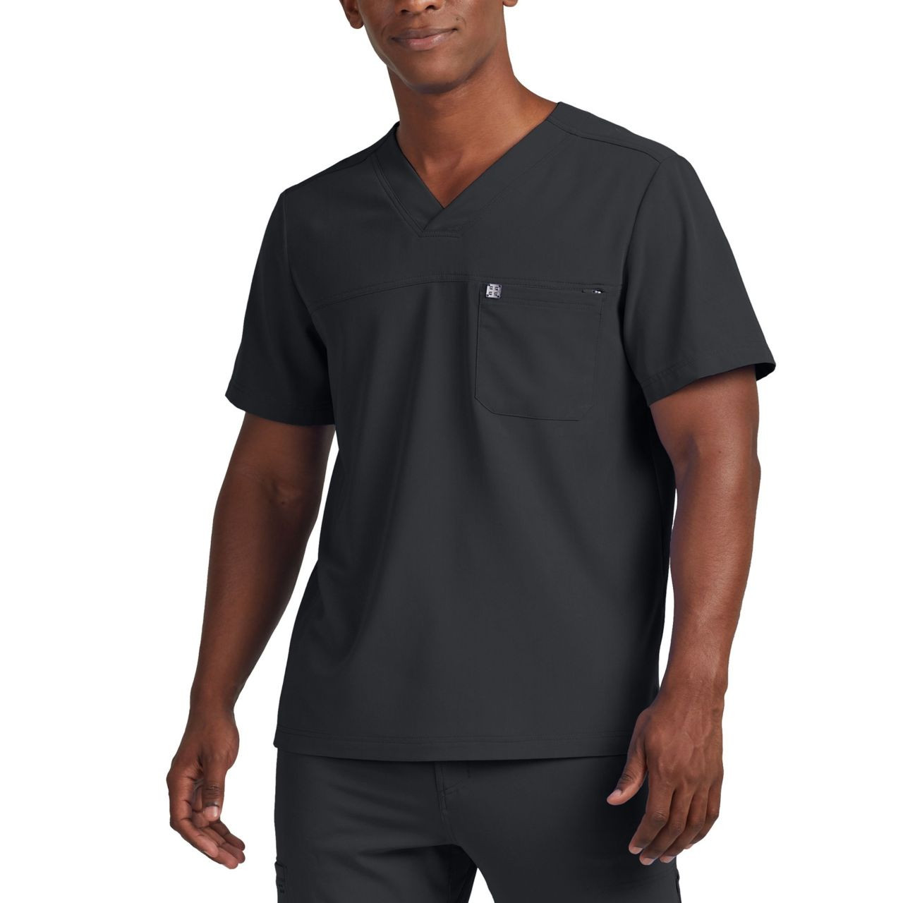 Chest114 トゥワーク　'23 Jordan Men's Notched Scrub Top in Forte29 Woven in Pewter