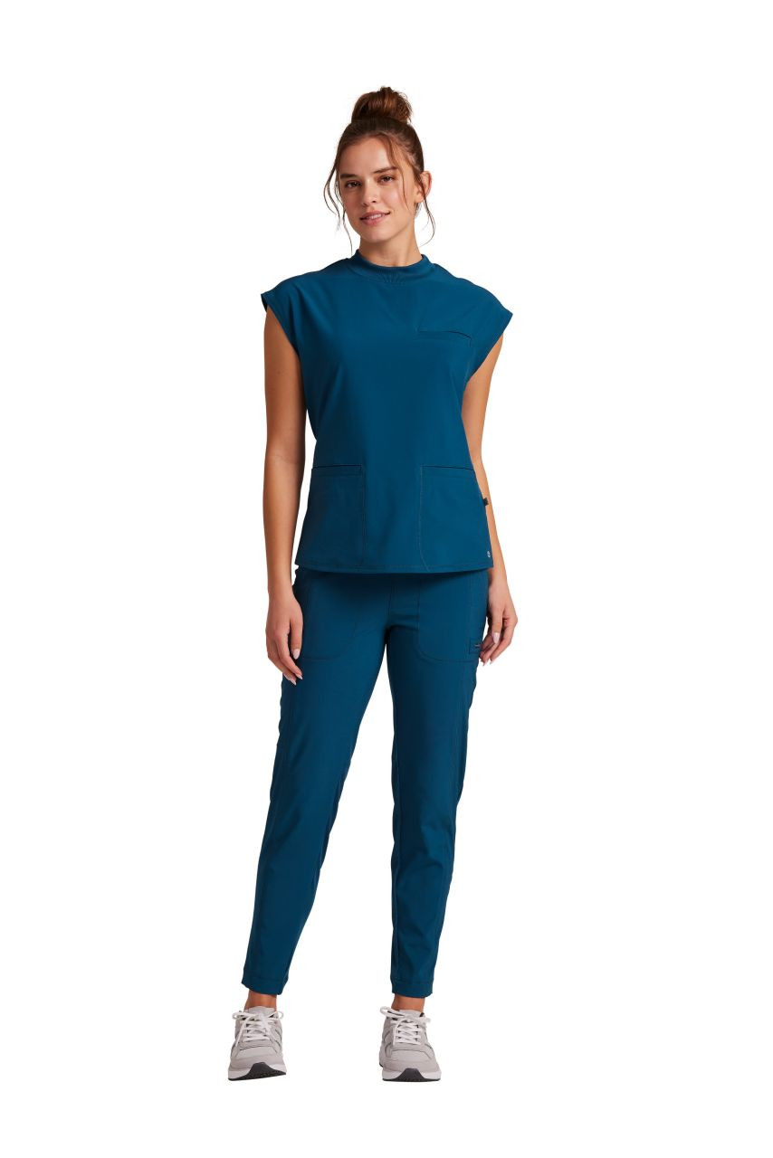 Infinity Legacy Mock Neck Dolman Sleeve Top - Scrub Hub KC