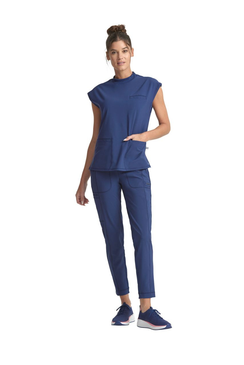 Infinity Legacy Mock Neck Dolman Sleeve Top - Scrub Hub KC