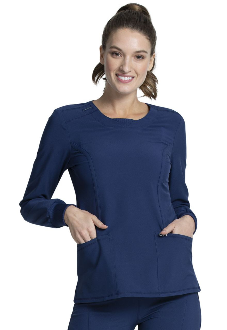 Infinity Legacy Long Sleeve Round Neck Top - Scrub Hub KC