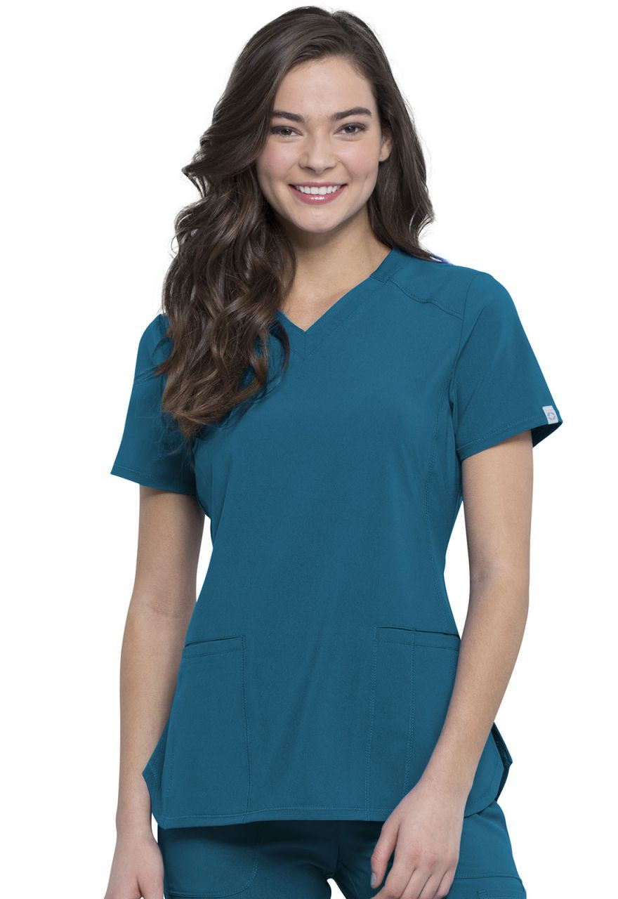 Infinity Legacy V-Neck Top w-Princess Seams - Scrub Hub KC