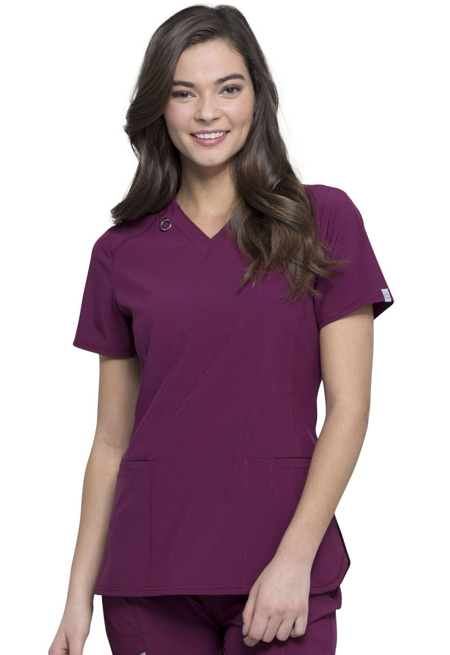 Infinity Legacy V-Neck Top w-Princess Seams - Scrub Hub KC