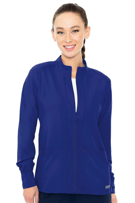 Med Couture Insight Zip Front Warm-Up - Scrub Hub KC