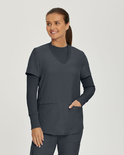 Landau Forward Women's 1-Pocket Long-Sleeve Tee - Scrub Hub KC