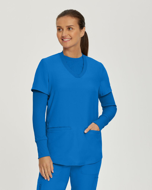Landau Forward Women's 1-Pocket Long-Sleeve Tee - Scrub Hub KC