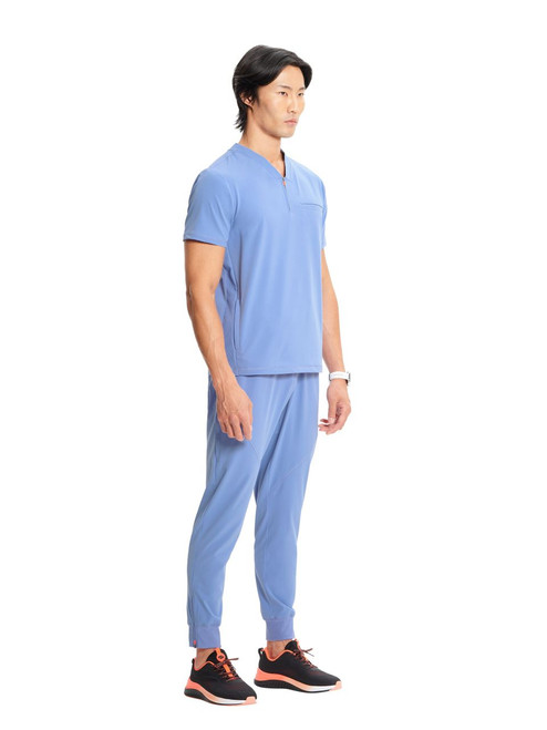 Infinity GNR8 Men's Partial Zip V-Neck Top - Scrub Hub KC
