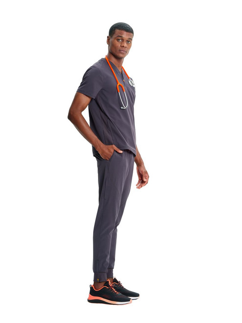 Infinity GNR8 Men's Partial Zip V-Neck Top - Scrub Hub KC