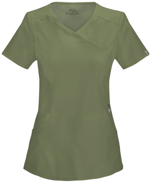 Infinity Legacy Mock Wrap Top - Scrub Hub KC
