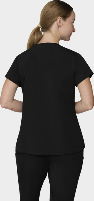 COLOR|BLK|Tempo Womens Tuck Black Top Style # T102