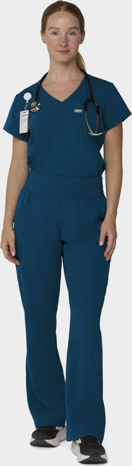 COLOR|CRB|Tempo Womens Outfit Caribbean Blue Tuck Style # T102