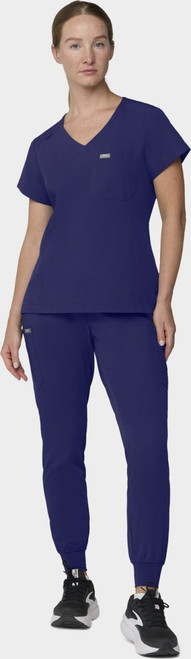 COLOR|NVY|Tempo Womens Tuck Navy Top Style # T102
