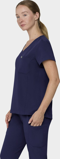 COLOR|NVY|Tempo Womens Tuck Navy Top Style # T102