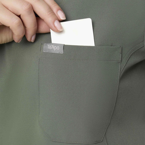 COLOR|OLV|Tempo Womens Tuck Olive Top Style # T102