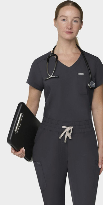 COLOR|PWT|Tempo Womens Tuck Pewter Top Style # T102