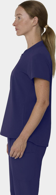 COLOR|NVY|Tempo Womens Quarter Zip Navy Top Style # T103