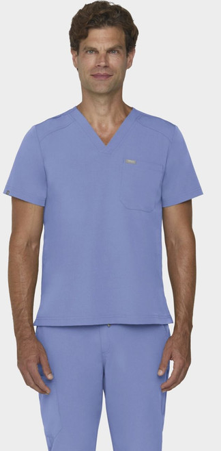 COLOR|CBL|Tempo Mens Tuck Ceil Blue Top Style # T172