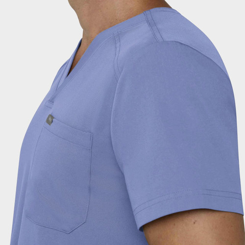 COLOR|CBL|Tempo Mens Tuck Ceil Blue Top Style # T172