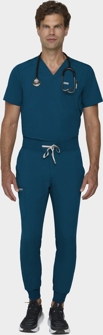 COLOR|CRB|Tempo Mens Tuck Caribbean Blue Top Style # T172