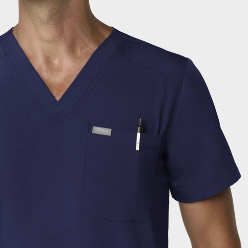 COLOR|NVY|Tempo Mens Tuck Navy Top Style # T172