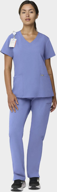 COLOR|CBL|Tempo Womens Outfit Ceil Blue Straight Leg Style # T201