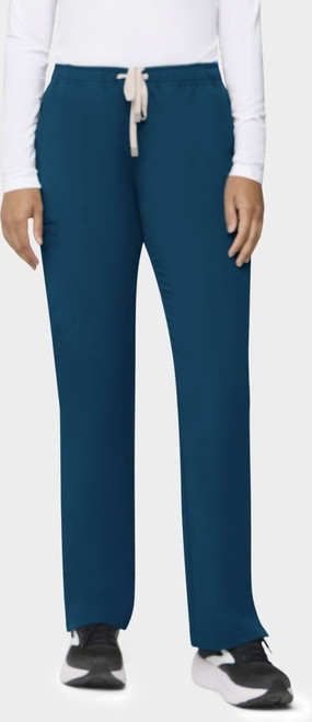 COLOR|CRB|Tempo Womens Straight Leg Caribbean Blue Pant Style # T201