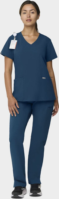 COLOR|CRB|Tempo Womens Outfit Caribbean BLue Straight Leg Style # T201