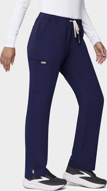 COLOR|NVY|Tempo Womens Straight Leg Navy Pant Style # T201