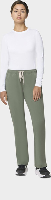 COLOR|OLV|Tempo Womens Straight Leg Olive Pant Style # T201